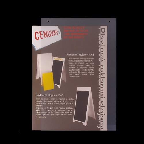 Vrecko PVC-K33 - závesné s otvormi