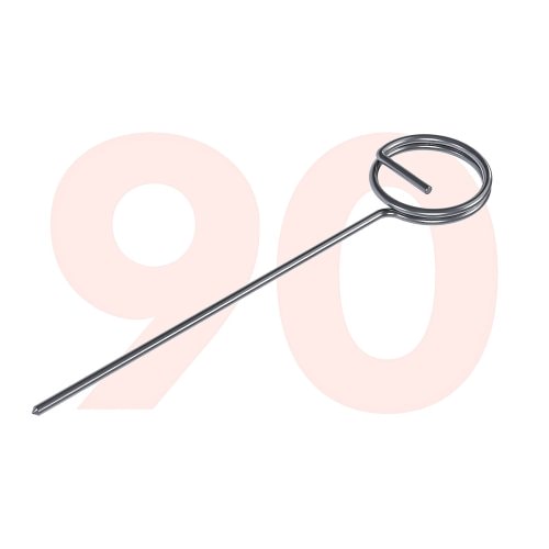 Zapichovací držiak cenovky z nerezového drôtu. Typ NR-J-90 