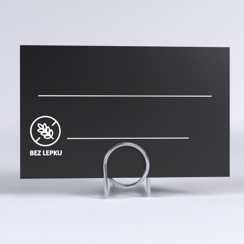 Čierne cenovky PS s potlačou